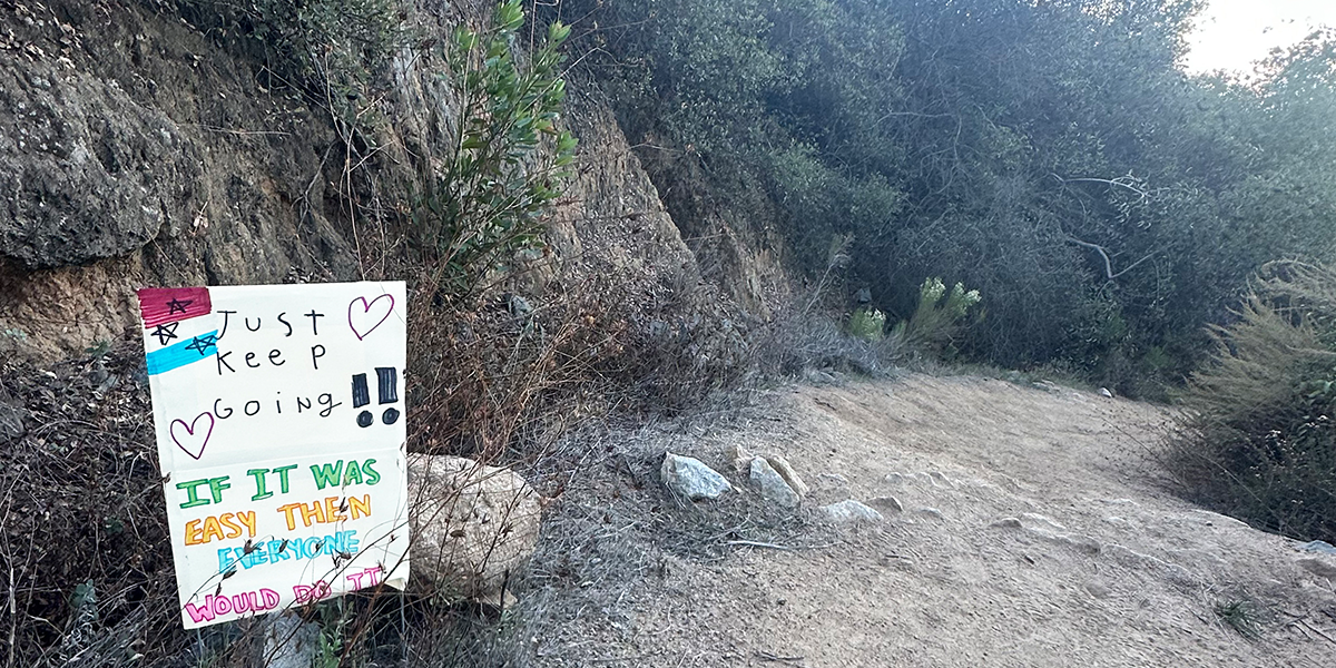 Encouragement sign - If it was easy, everyone would do it